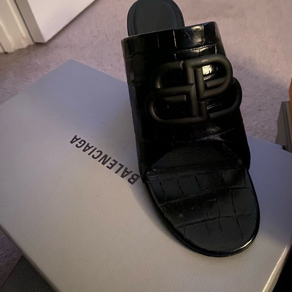 Black Balenciaga wedge heel size 38 - Picture 1 of 3